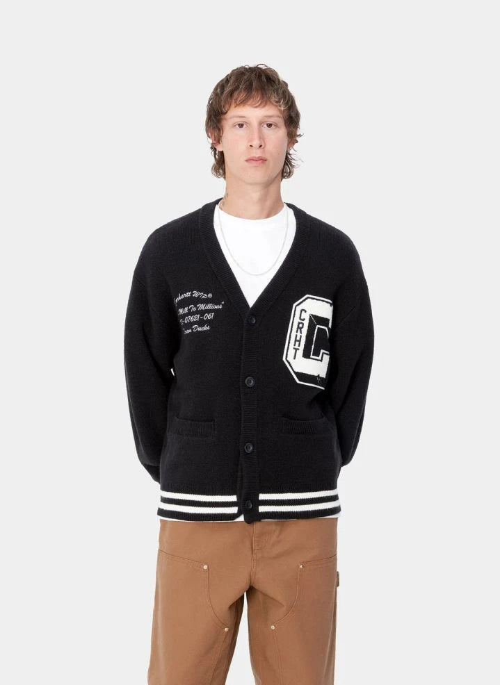 Carhartt WIP - Brown Ducks Cardigan | Black