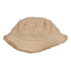 Búho - Bob Denim Effiloché Lyocell | Beige