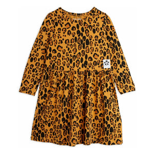 Mini Rodini - Leopar elbise | Kahverengi