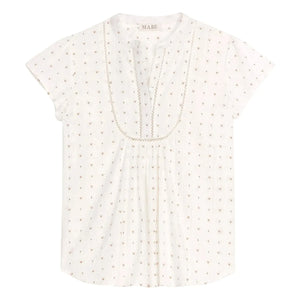 M.A.B.E. - Rita Cotton Blouse | White