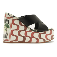 Farm Rio - Copacabana Platform Sandals | Black