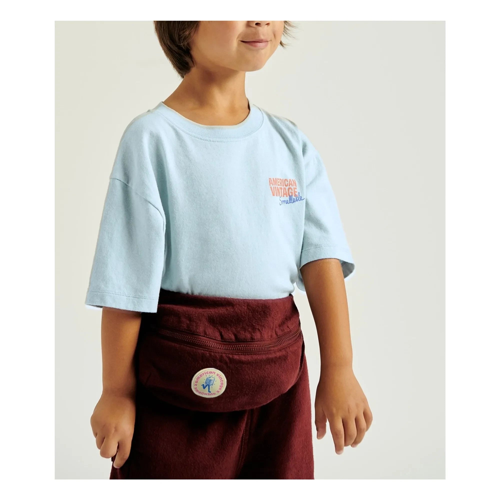 American Vintage - American Vintage X Smallable Collaboration - Ykobow T-Shirt | Light Blue
