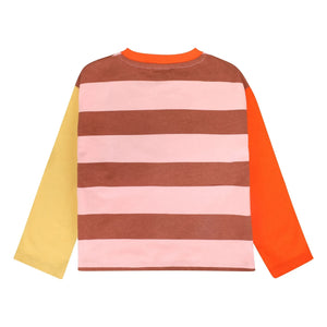 Sticky Lemon - Striped Lemon T-Shirt | Orange