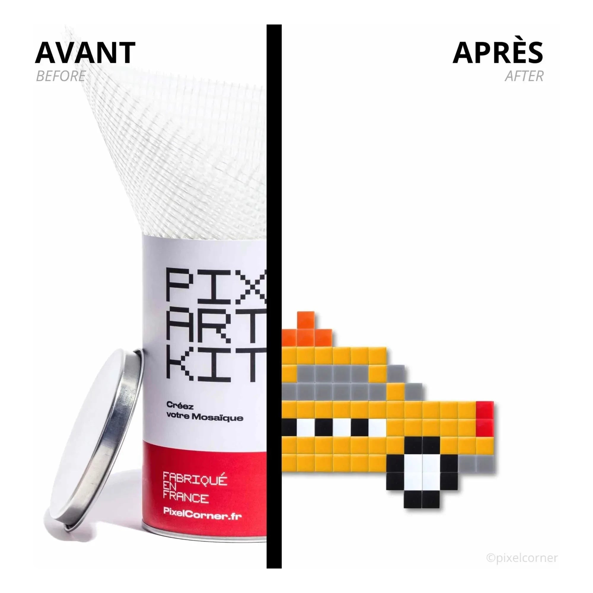 Pixel Corner - Pixel Art Kit - Pixel Cab | Sarı