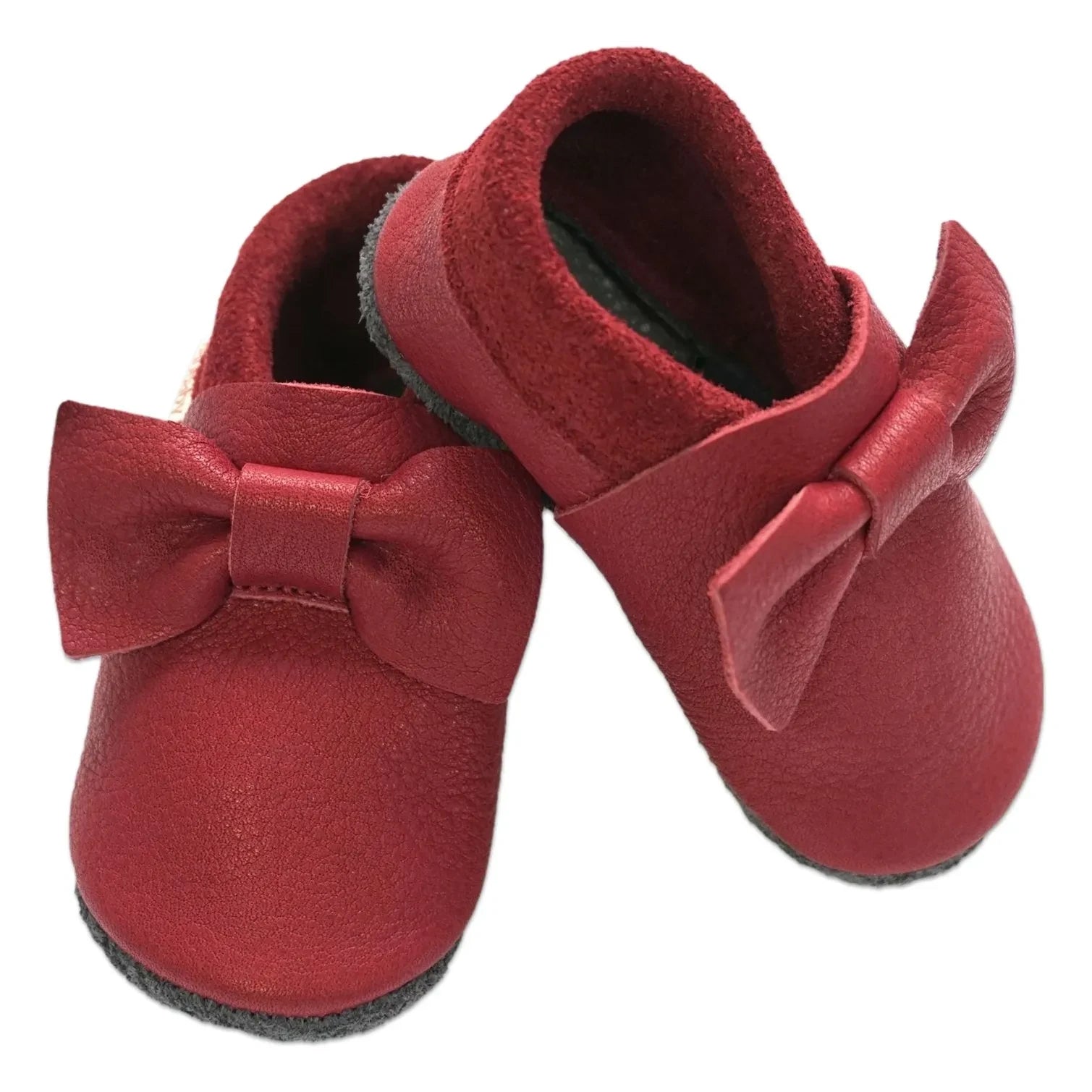Baobaby - Knot Slippers | Cherry red