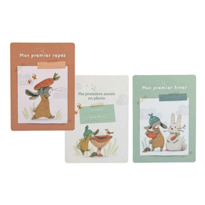 Moulin Roty - Step cards - Three Little Rabbits