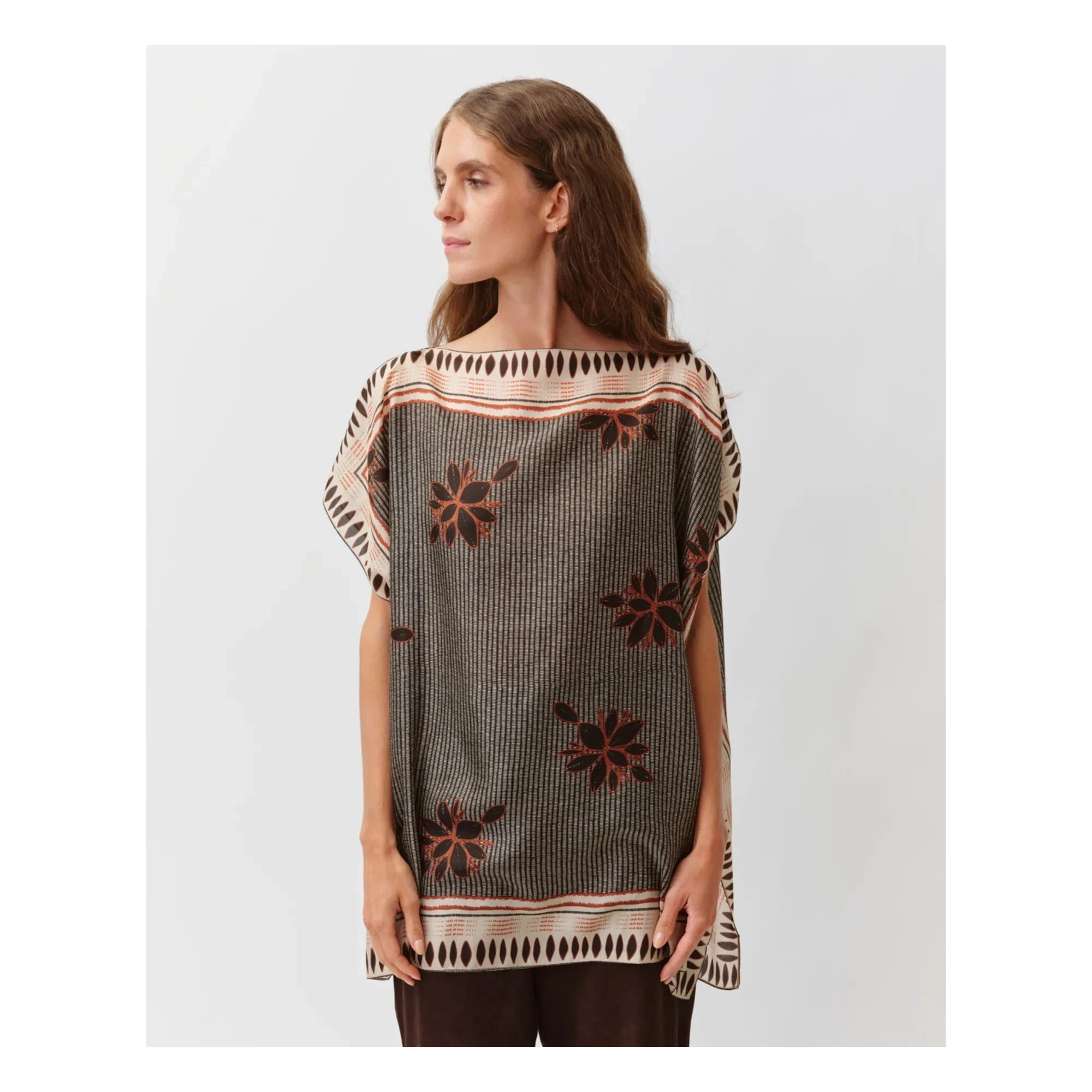 Diega - Tafeo Silk Top | Ecru