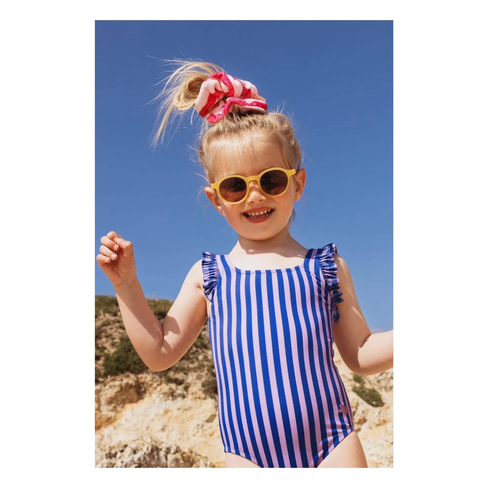 Jera Mini - Chouchou Striped Sponge | Pink