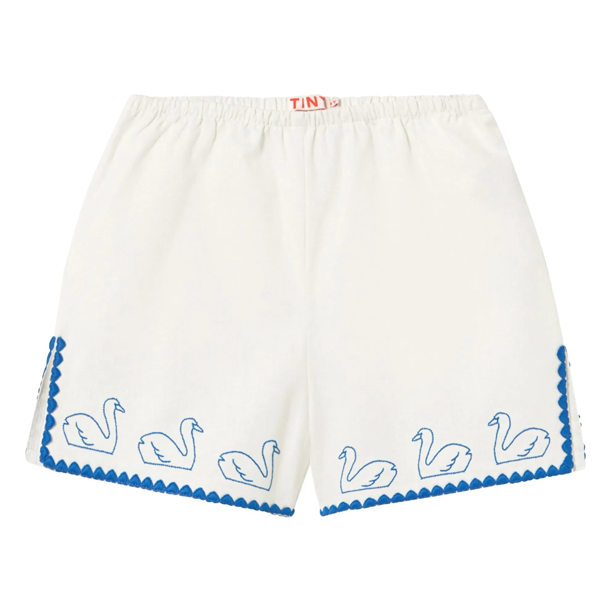 Tinycottons - Short Swans Linen | White