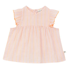 Arsène et Les Pipelettes - Striped Organic Cotton Blouse | Pink