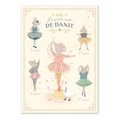 Moulin Roty - Little Dance School Poster