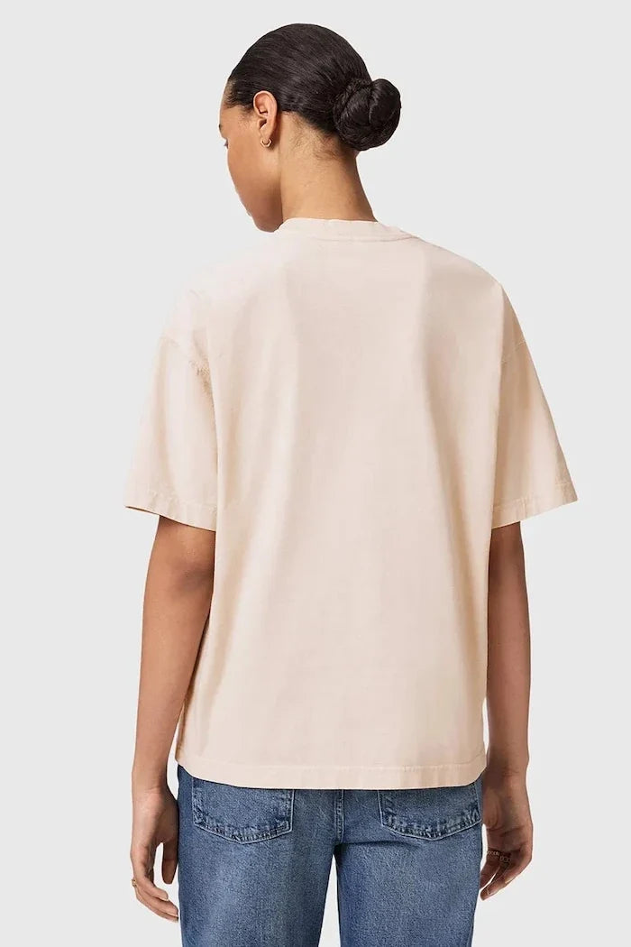 AllSaints women's cotton t-shirt INSIGNIA