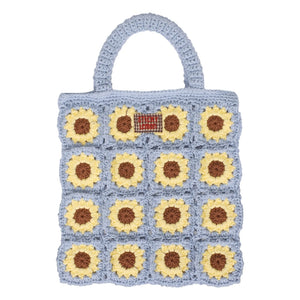 Sticky Lemon - Flower Crochet Bag | Brown