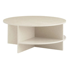Muuto - Terrazzo yarım sehpa | Toprak kahverengi
