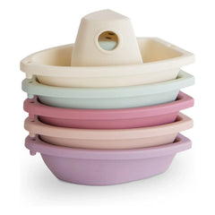 Mushie - Bath toys - 5-piece set | Pink