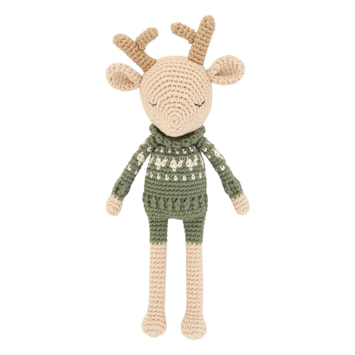 Patti Oslo - Doudou Robin the Reindeer | Green