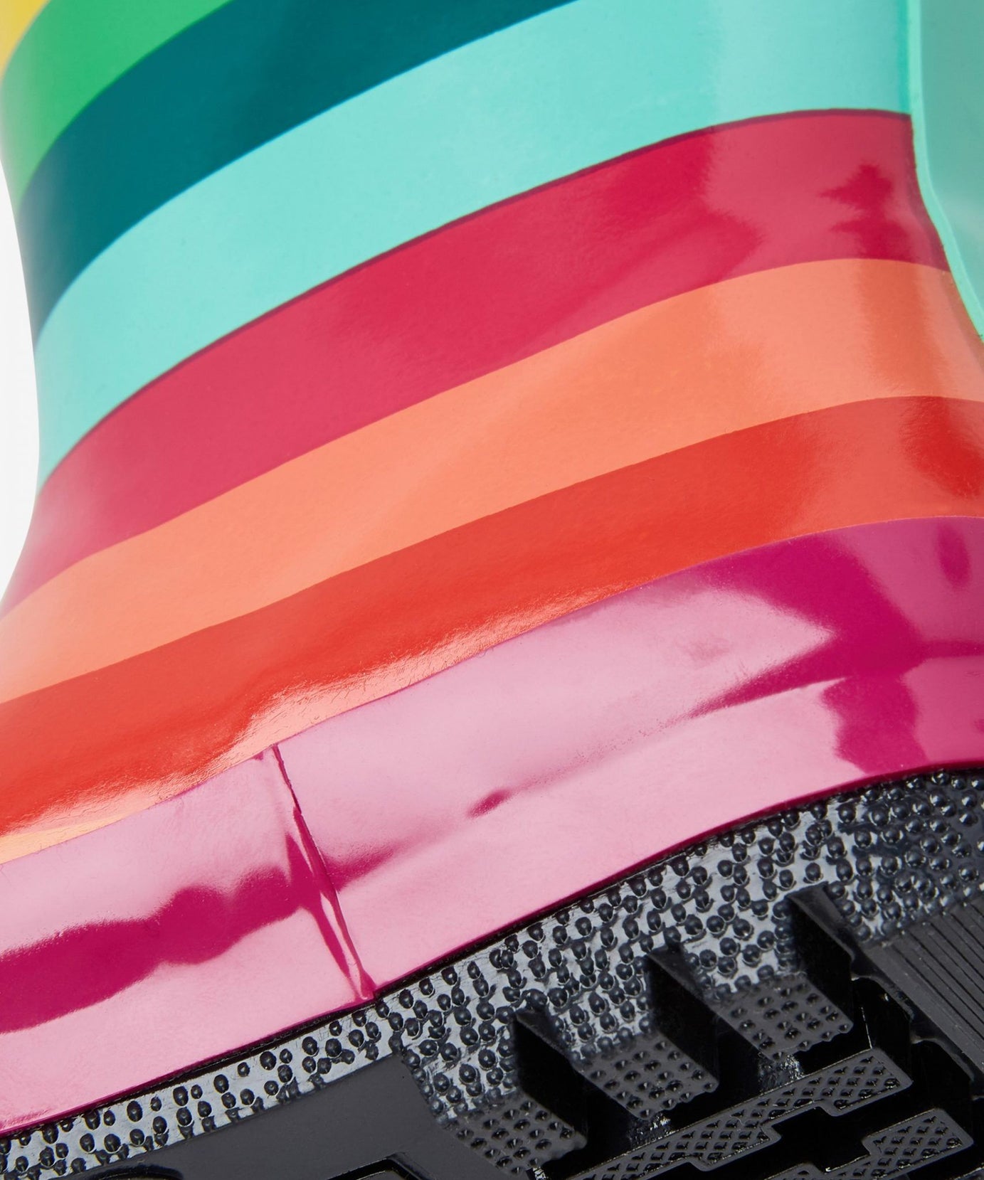 Dinossi - Kulplu Gökkuşağı Çocuk Yağmur ve Kışlık Çizmesi - 25.5-Dinossi