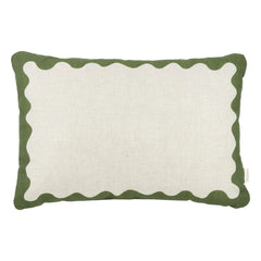 Nobodinoz - Vibes Rectangular Pillow - French Canvas | Green