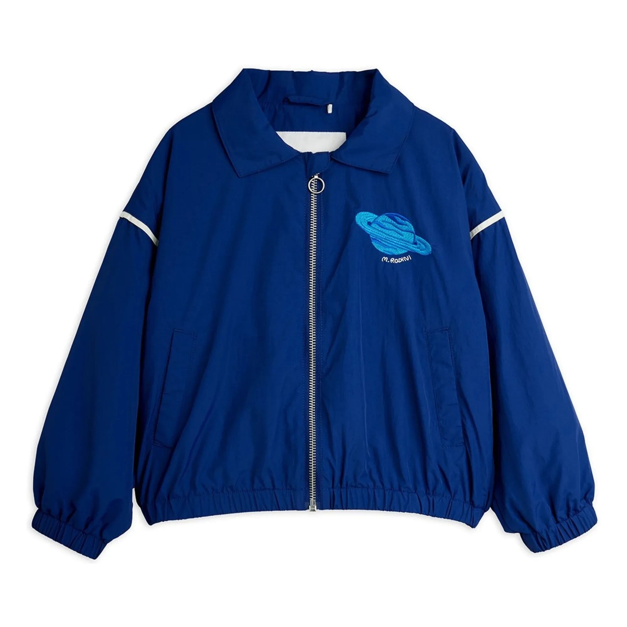 Mini Rodini - Planetary Recycled Fiber Bomber Jacket | Blue