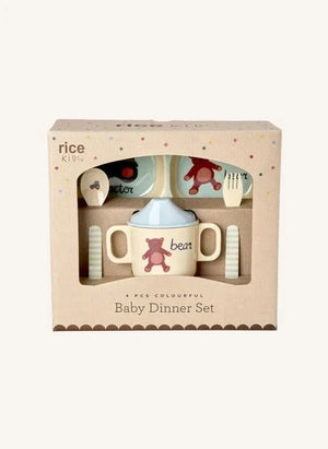Rice - ABC Melamine Dinner Set | Light Blue