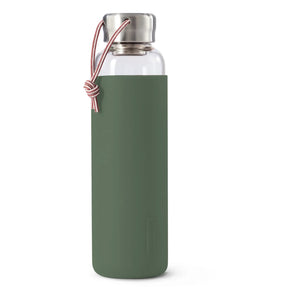 Black + Blum - Borosilikat Cam Su Şişesi - 600 ml | Zeytin