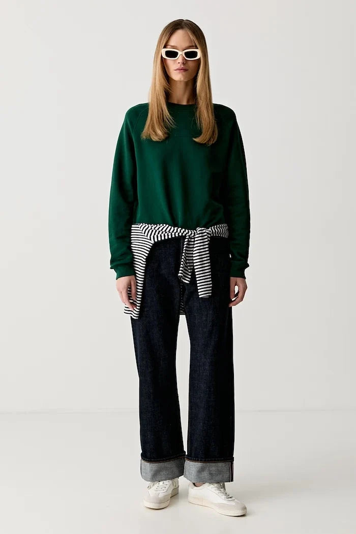 Marc O'Polo kadın pamuklu oversize sweatshirt