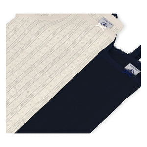 Petit Bateau - Transitional Tank Tops 2-Pack | Midnight Blue