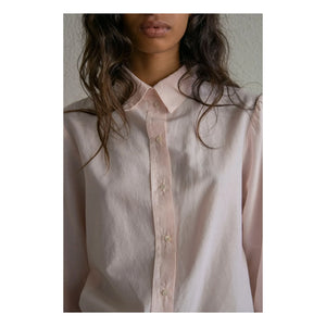THEAVANT - L'Homme Silk and Cotton Poplin Shirt | Light Pink