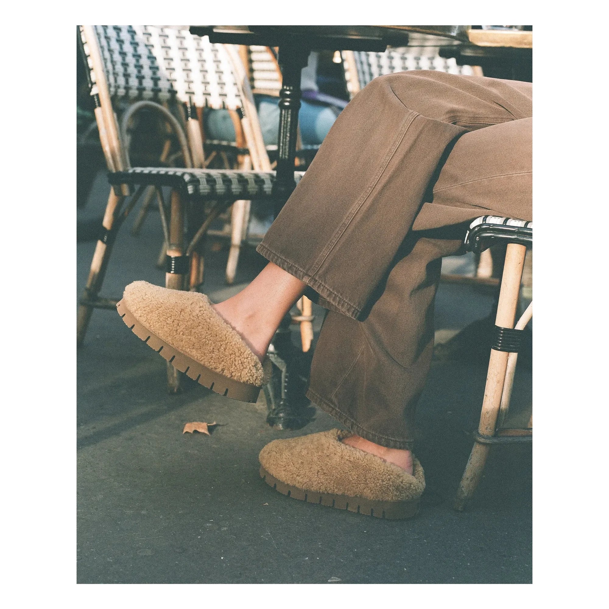 ILDA'S sheep - Sheep Leather Sabots | Beige