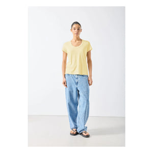 American Vintage - Jacksonville Cotton T-Shirt | Vanilla