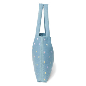 Studio Noos - Hearts Denim Mom Çanta