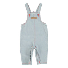 Piupiuchick - Striped Overalls | Blue