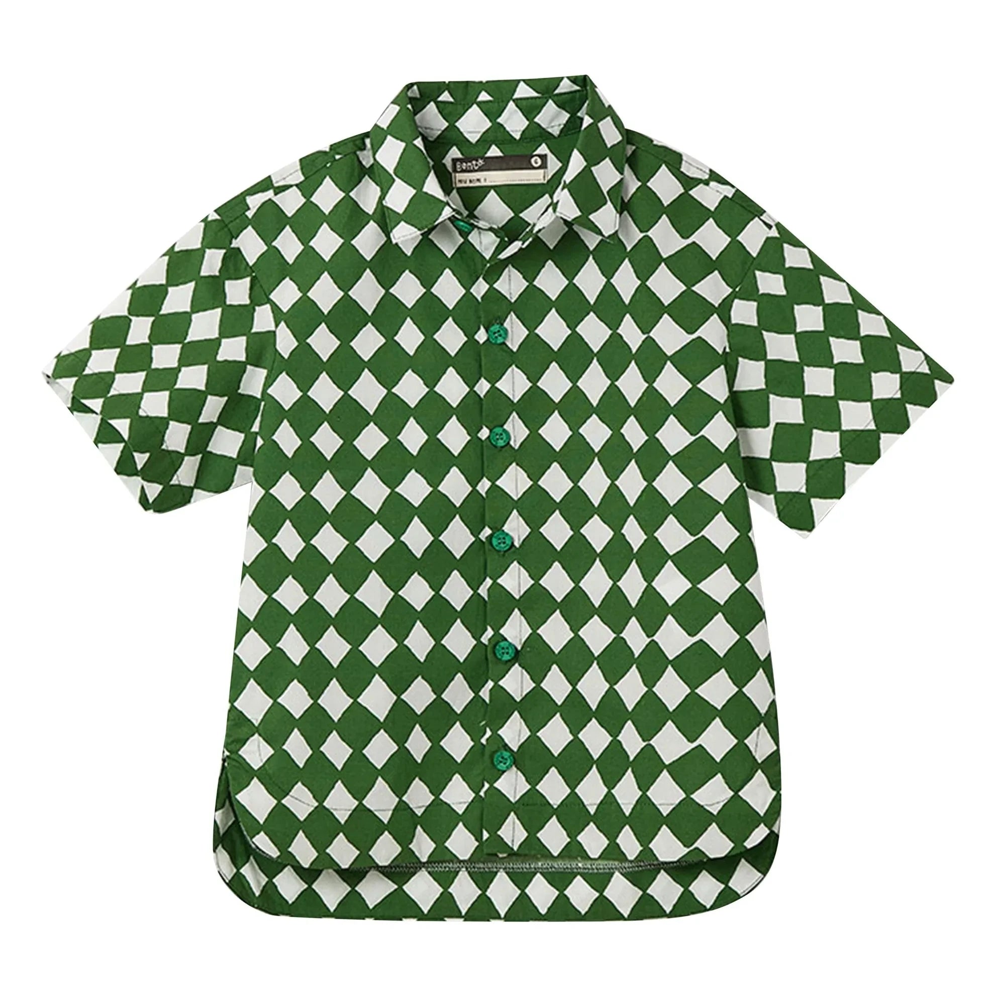 Fabula - Damier Shirt | Green