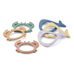 Liewood - Calisto Diving Rings - Set of 6 | Peppermint Multi Mix
