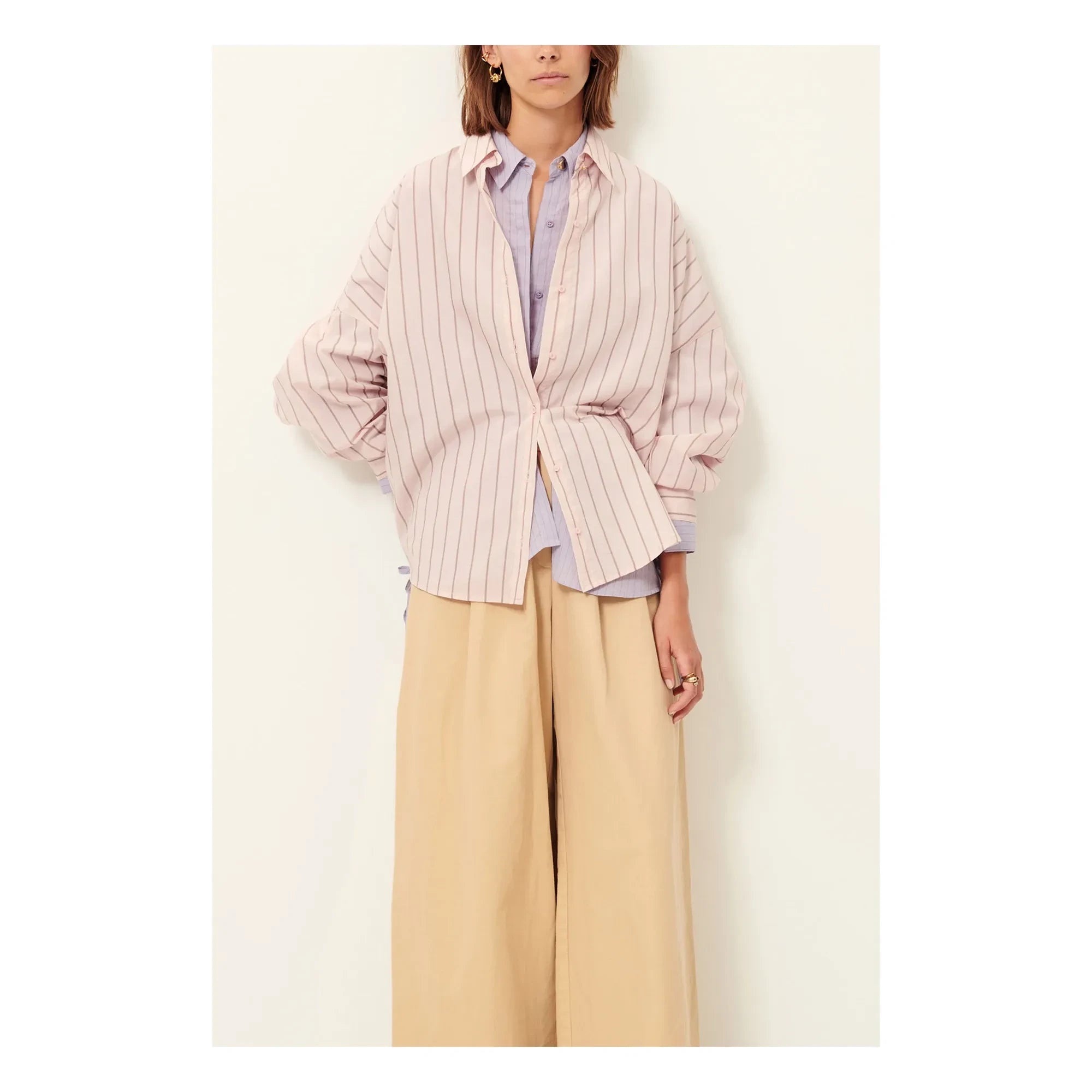 Sessùn - Dazik Striped Shirt | Pink