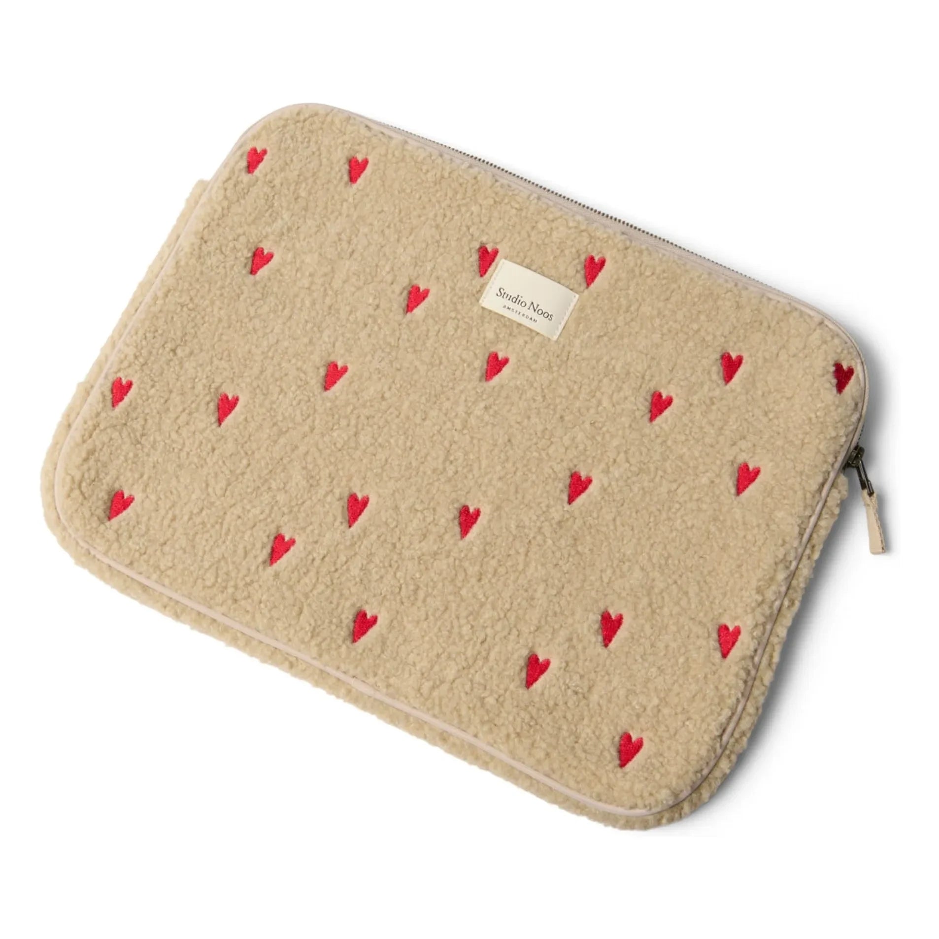 Studio Noos - Heart-Shaped Laptop Case | Ecru