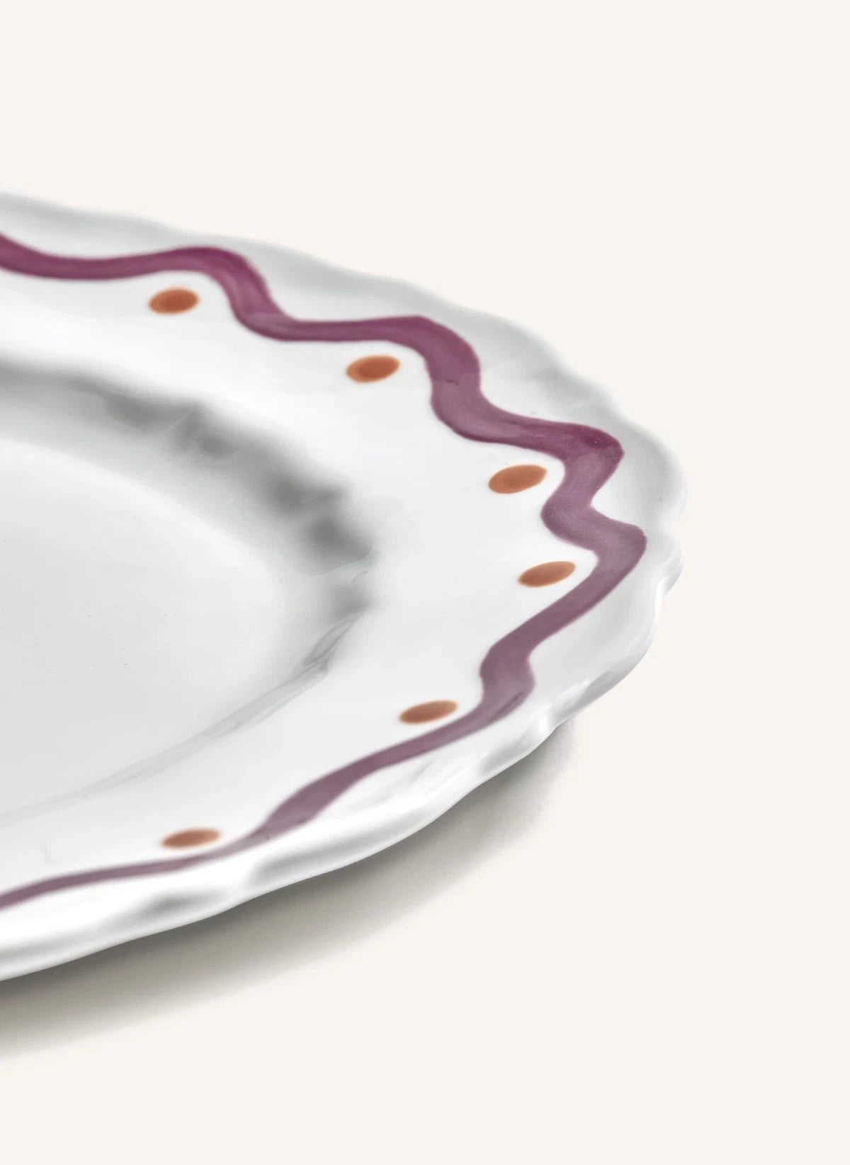 Serax - Charly Abstract Pattern Serving Plate | Purple