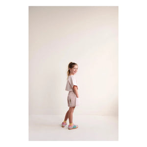 Jenest - Lizzy yes Crop T-shirt Organic cotton | Pale Pink