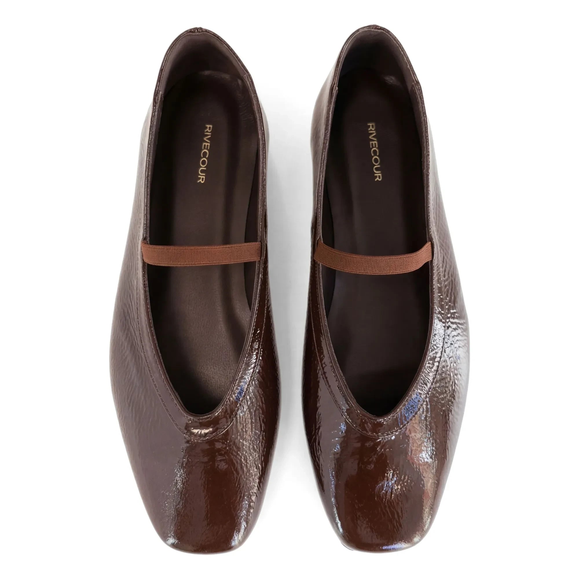 Rivecour - Babetler No.136 Patent Leather | Chocolate