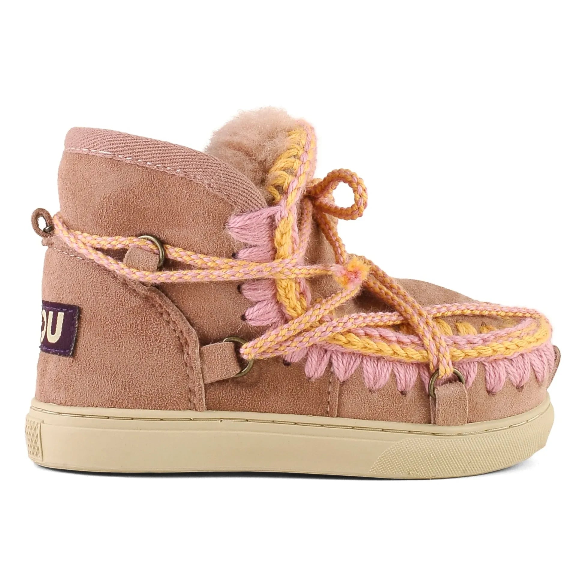 Mou - Boots Sneakers Lace Scoubidoo Sweden | Toz Pembe