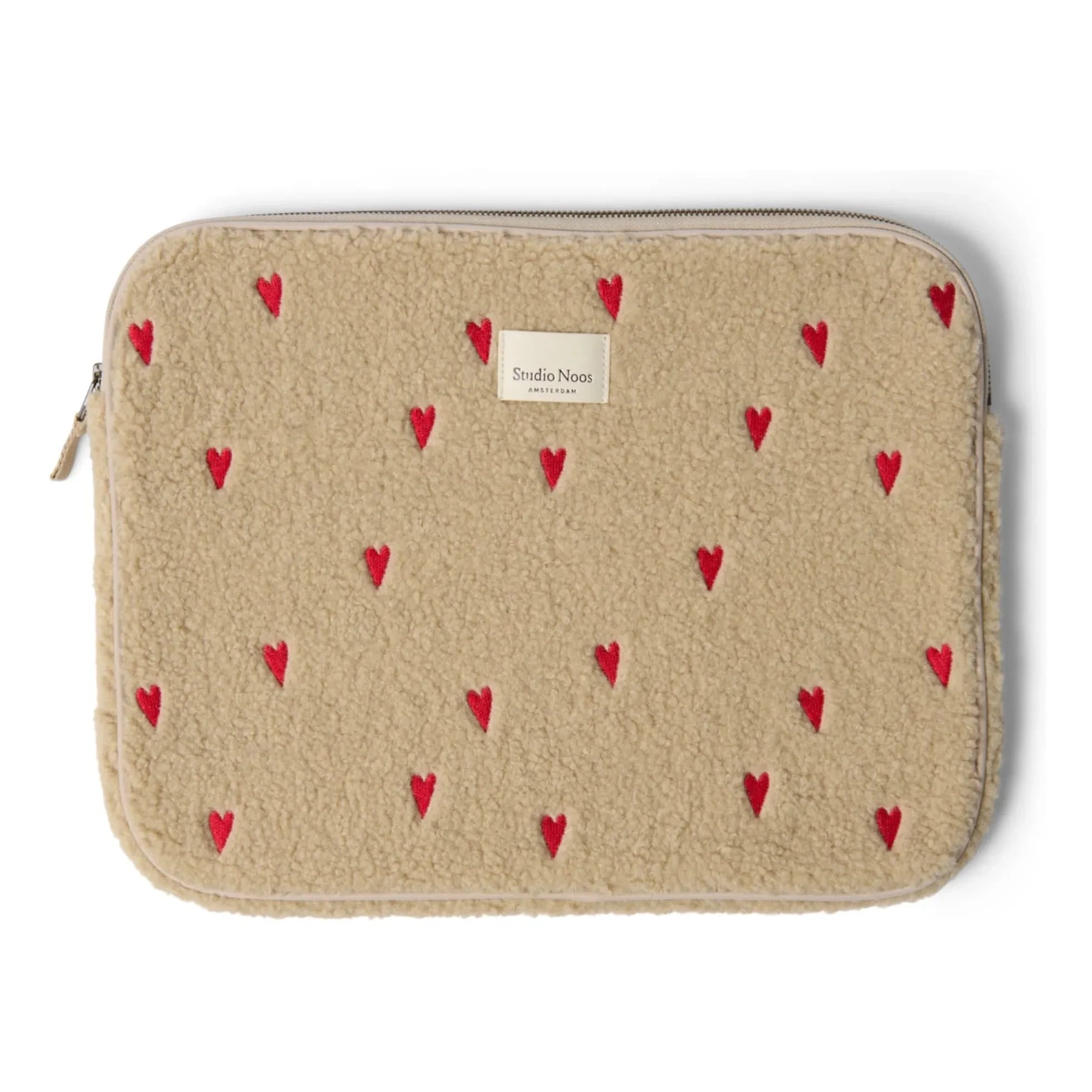 Studio Noos - Heart-Shaped Laptop Case | Ecru