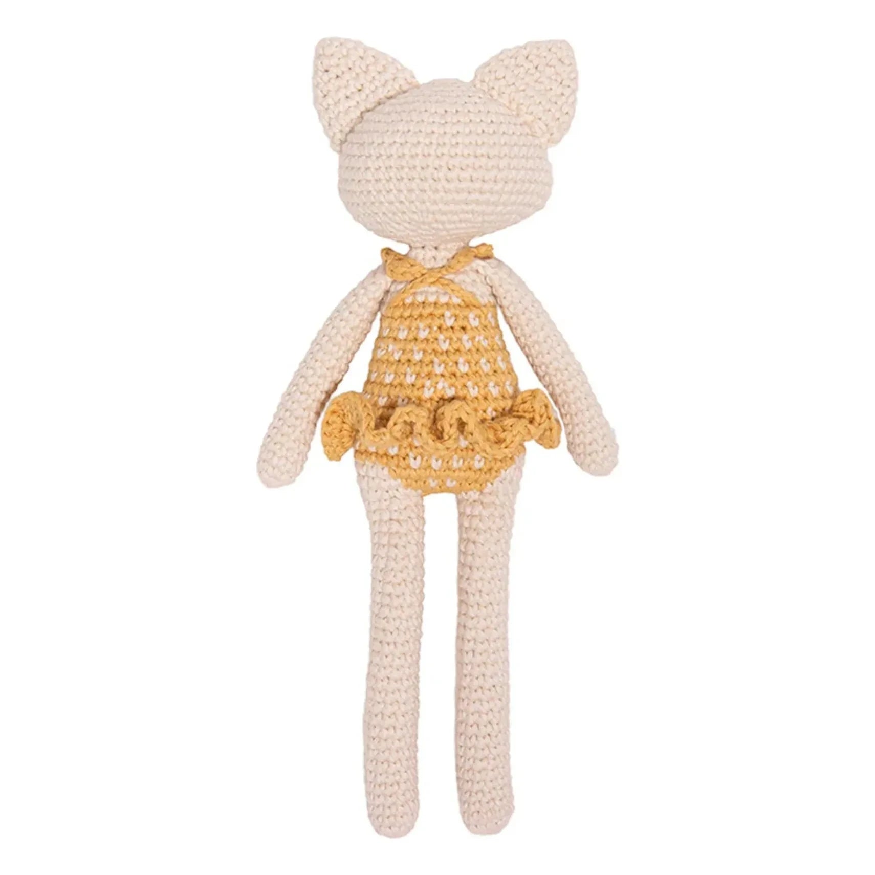 Patti Oslo - Doudou Camille Cat | Yellow