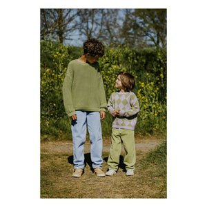 Yuki - Organic Cotton Thick Sweater | Olive