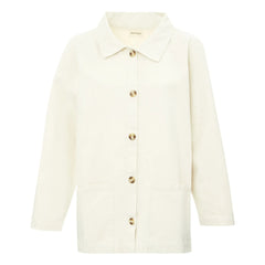 Poudre Organic - Glycine Denim Jacket - Women's Collection | Ecru
