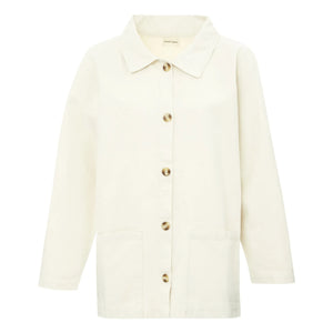 Poudre Organic - Glycine Denim Jacket - Women's Collection | Ecru