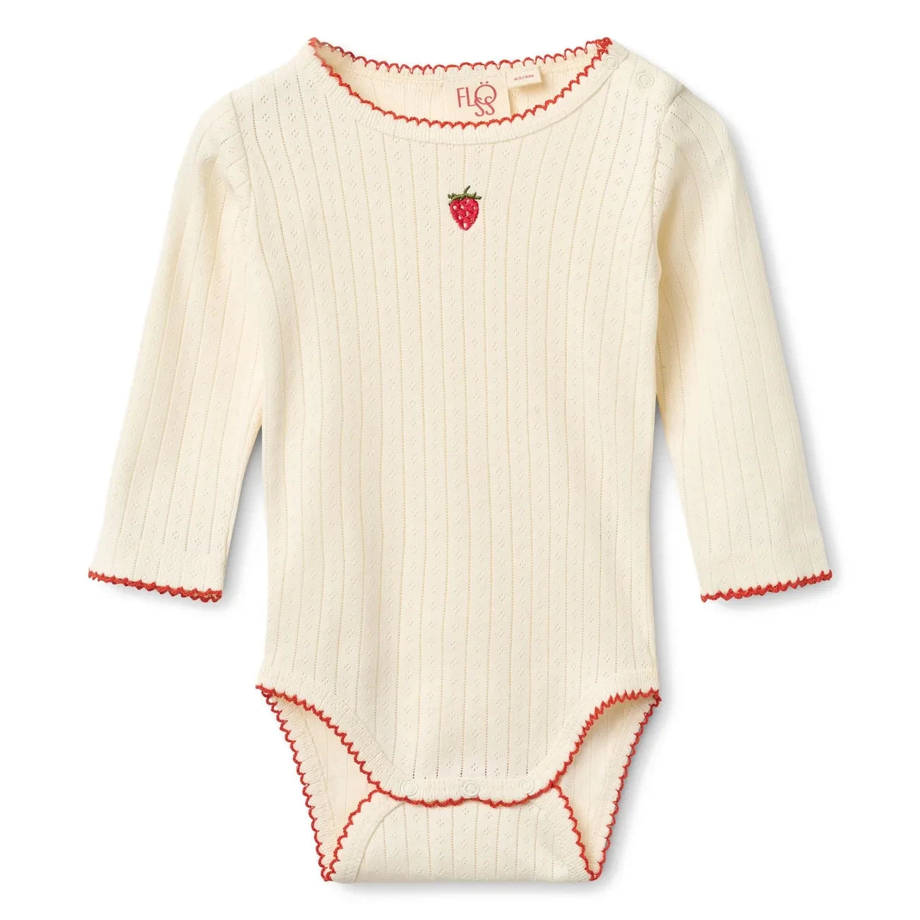 Flöss - Flora Pointelle Body | Krem