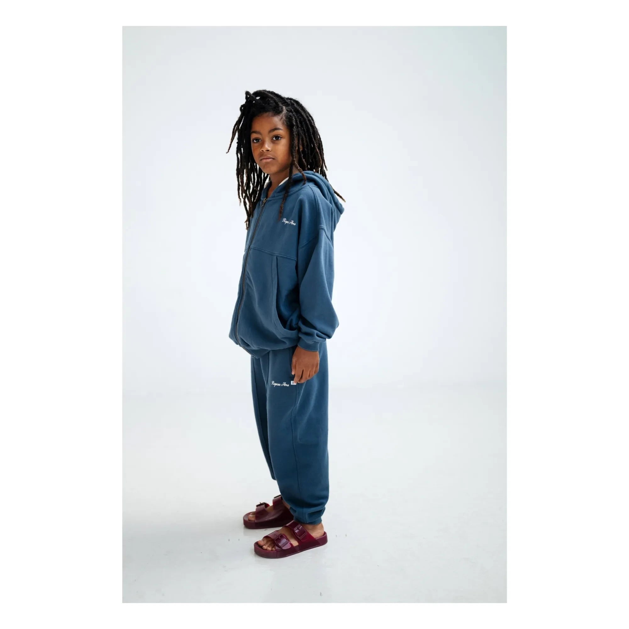 Repose AMS - Organic Cotton Logo Jogger | Dark Blue