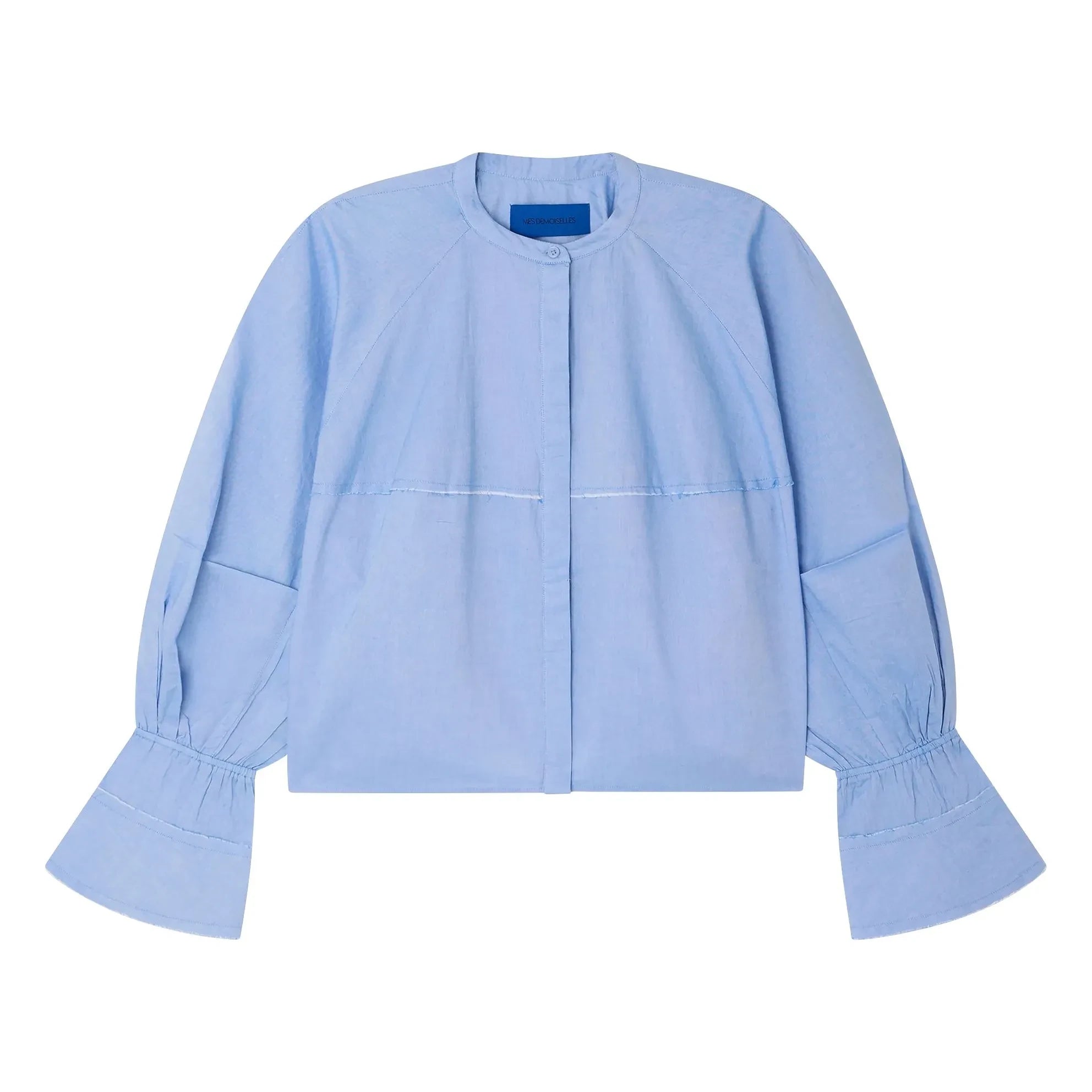 Mes Demoiselles - Soon Cotton Poplin Blouse | Light Blue