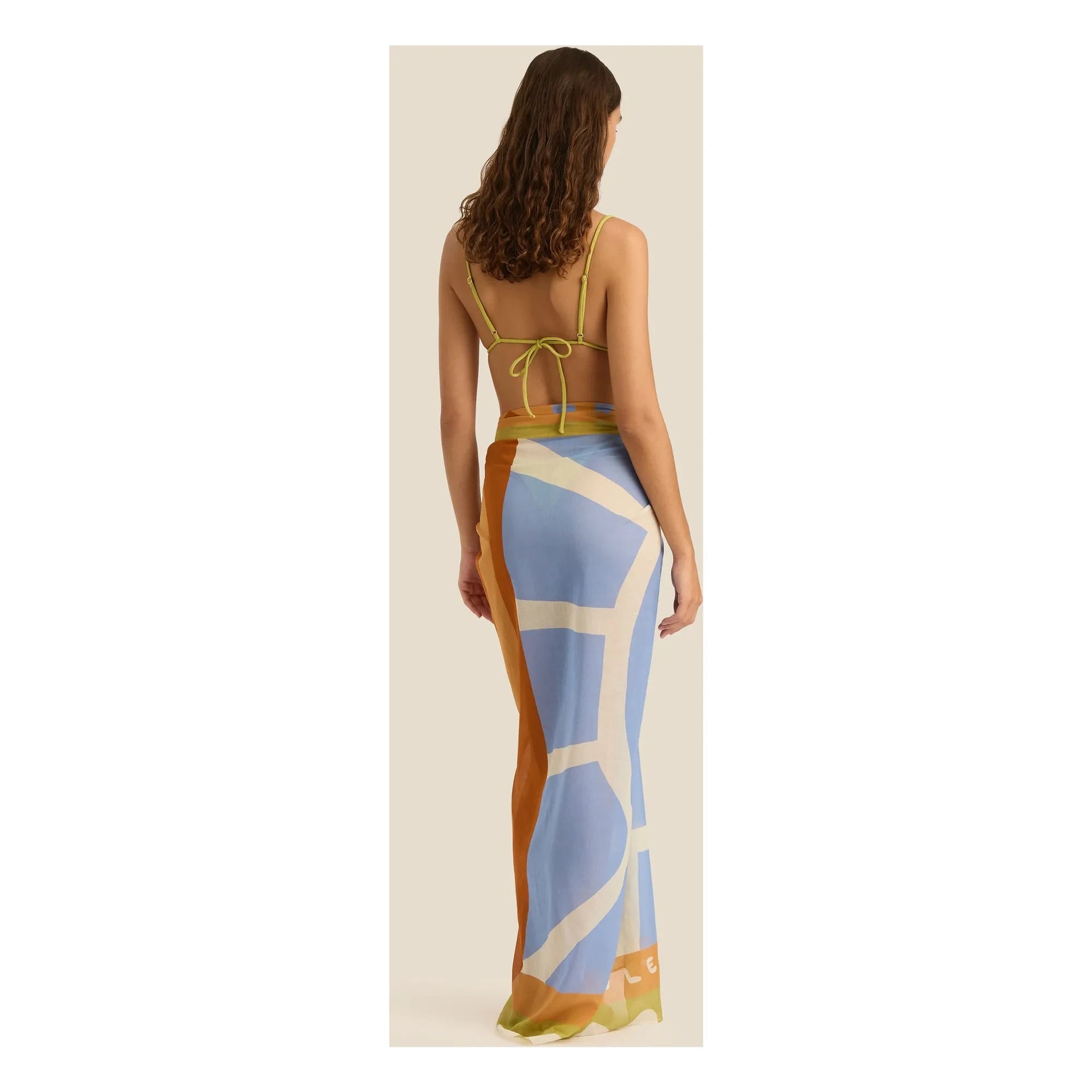 Soleil Soleil - Square Pareo | Blue