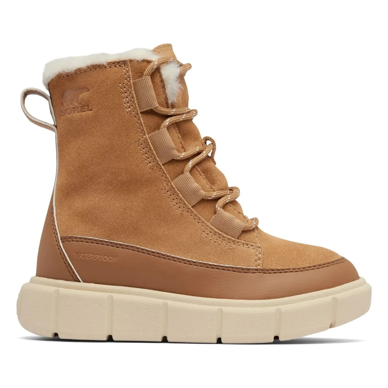 Sorel - Explorer III Lace Junior Waterproof Boots | Camel
